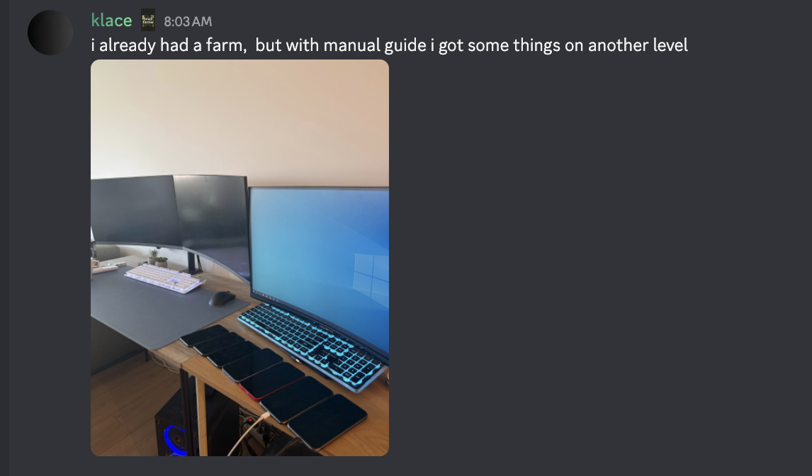 klace — farm on another level